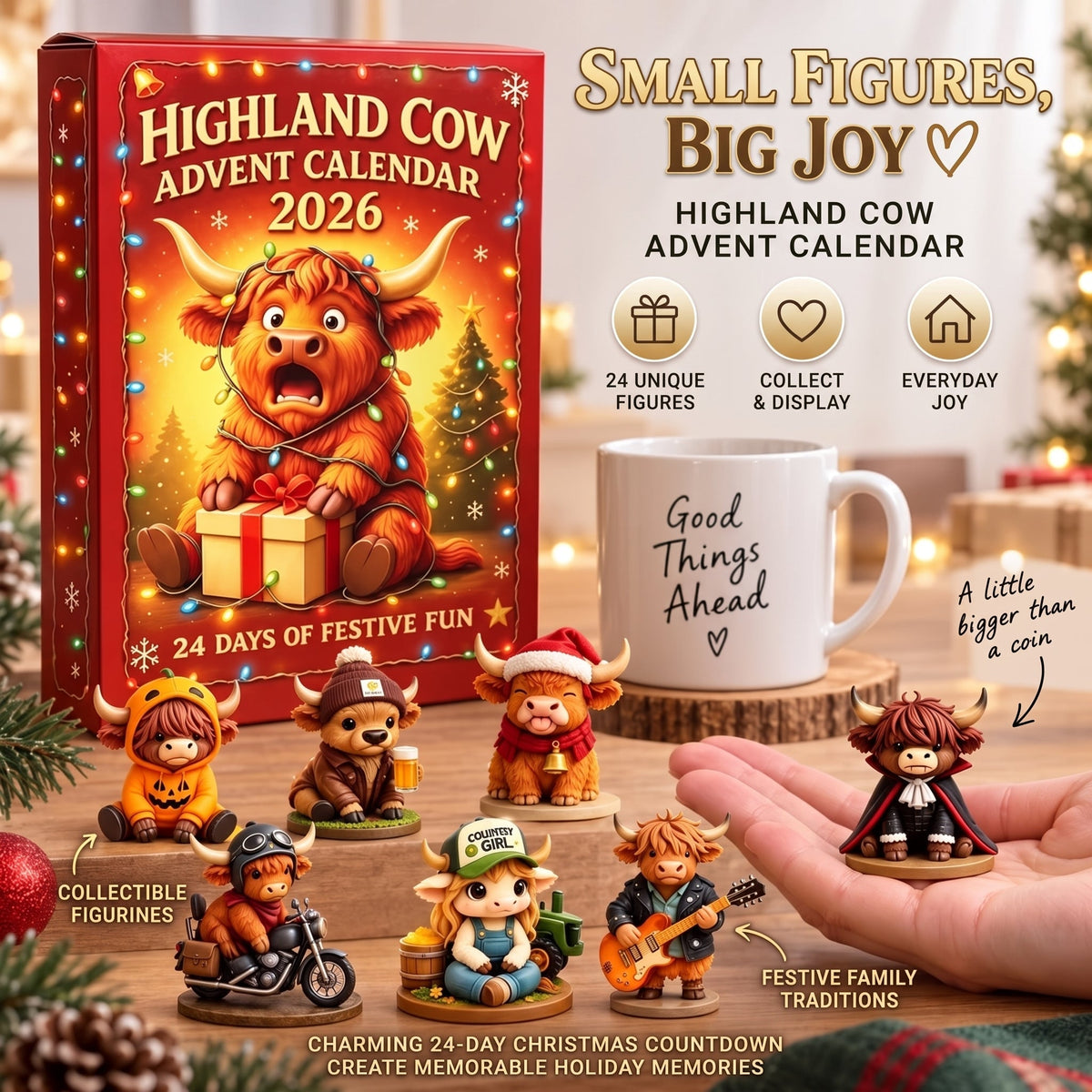 Highland Cow Advent Calendar