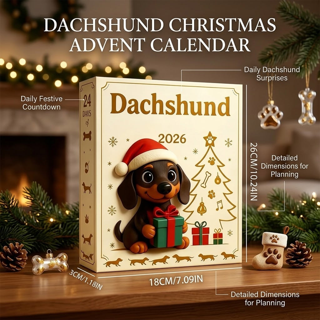 Dachshund Christmas Advent Calendar