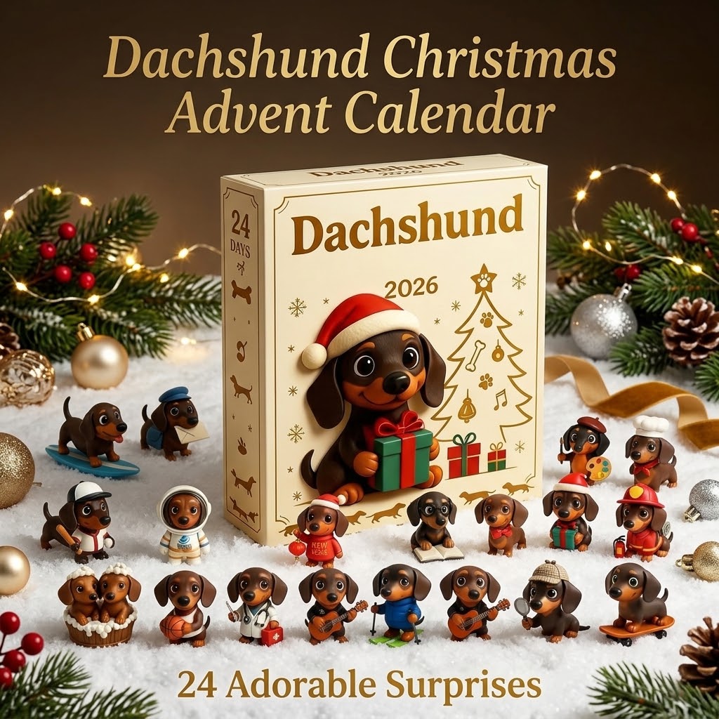 Dachshund Christmas Advent Calendar 2026