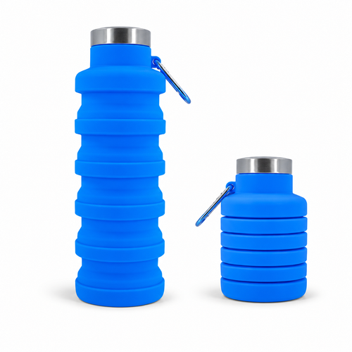 Collapsible Silicone Sport Water Bottle