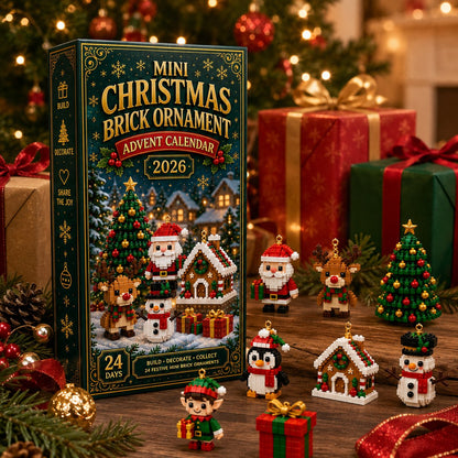 🎄 24-Day Mini Christmas Ornament Advent Calendar | 24 Unique Festive Hanging Designs